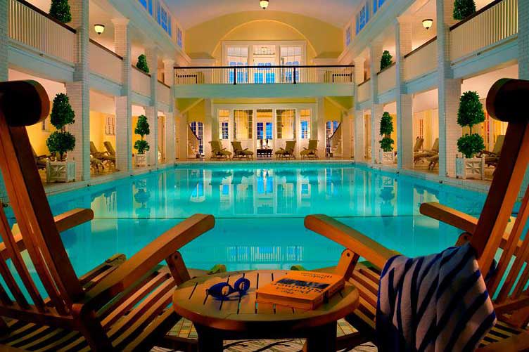 swimming pool at Omni Bedford Springs Resort