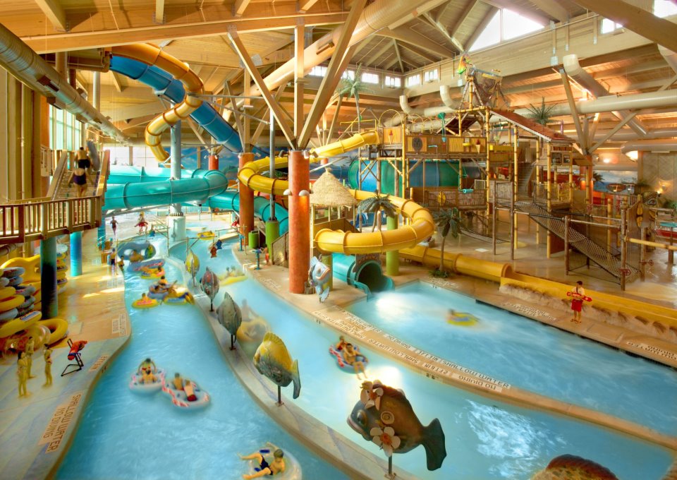 pool at Splash Lagoon’s Indoor Water Park