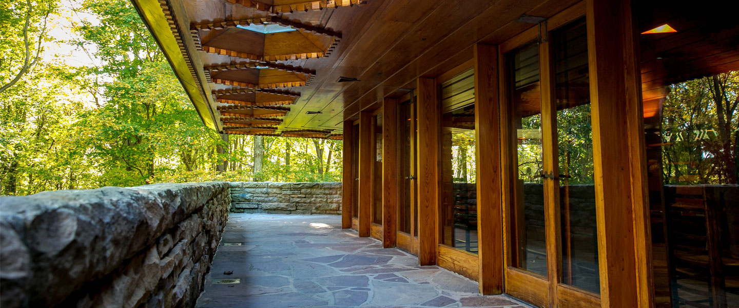 corridor on Kentuck Knob