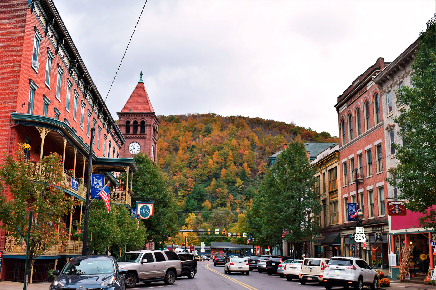 downtown main street Jim Thorpe