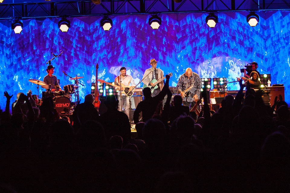 band performing on stage