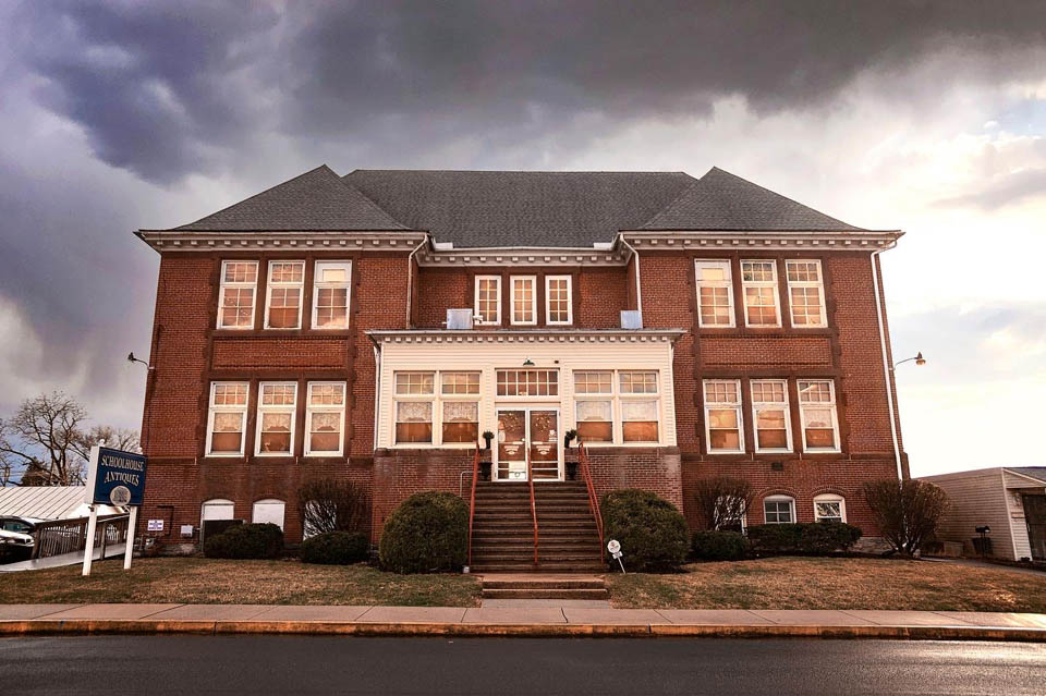 Beautiful red brick building