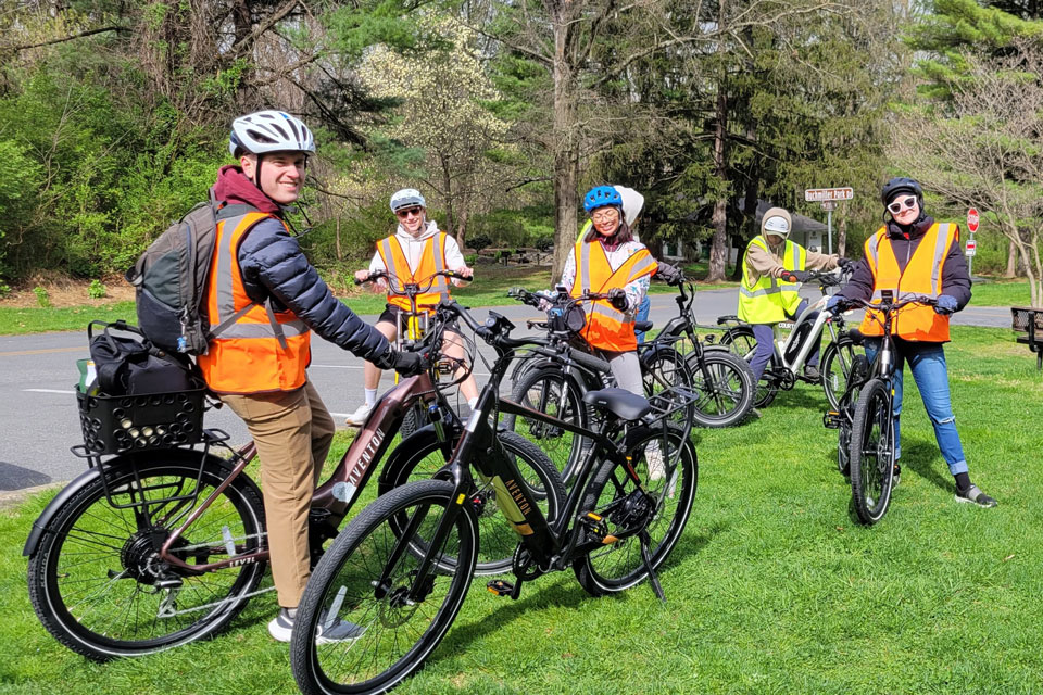 group of bike enthusiasts