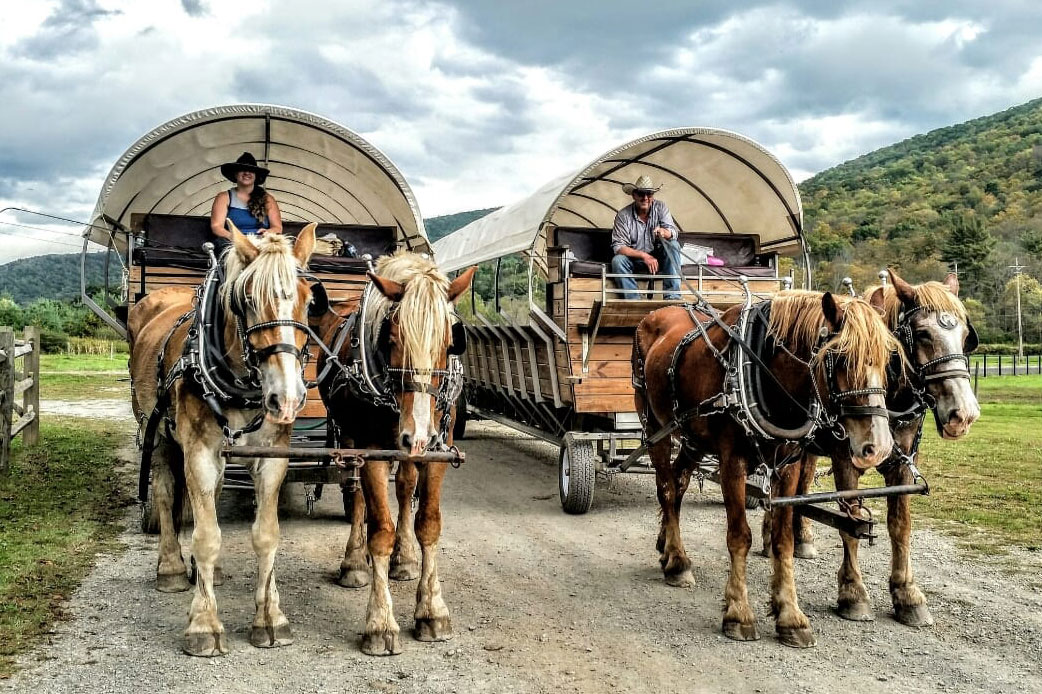 covered wagons