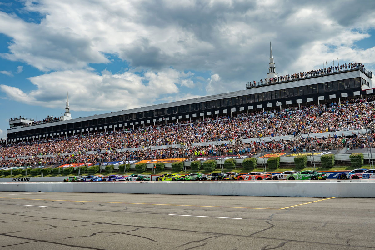 pocono raceway grandstand
