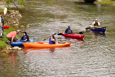 kayaking sunnyside paddling park creek