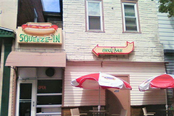 The Squeeze-in store front