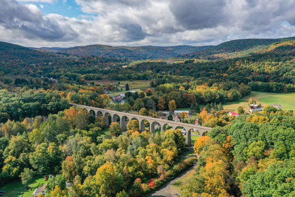 Beautiful view of Starruca Viaduct