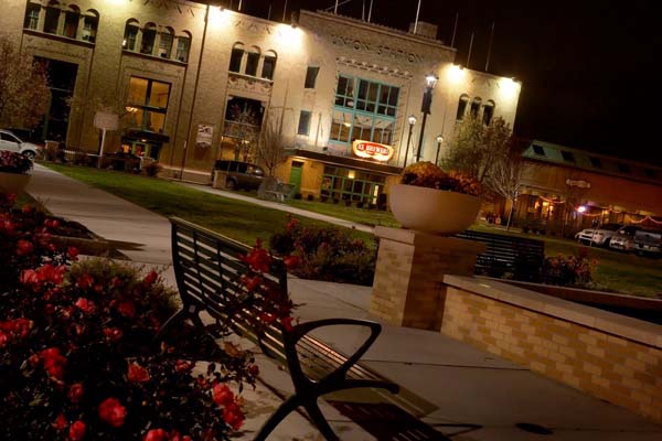 courtyard infront of The Brewerie at Union Station