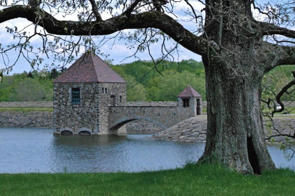 trail by lake