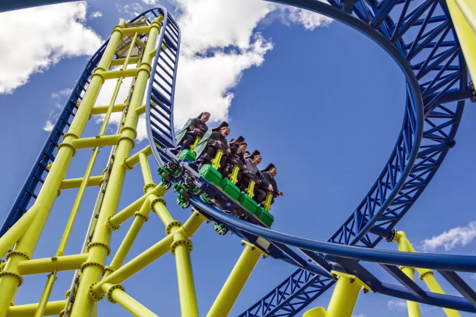 impulse roller coaster at Knoebels amusement park
