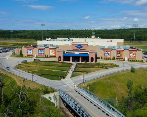 The exterior of Presque Isle Downs in Erie, PA