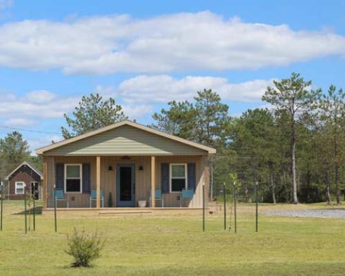 outside cabin