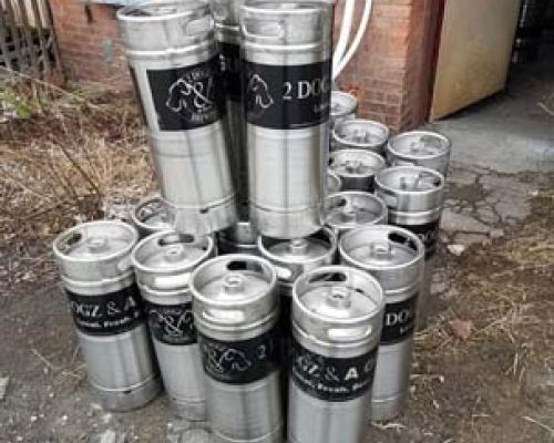 beer kegs