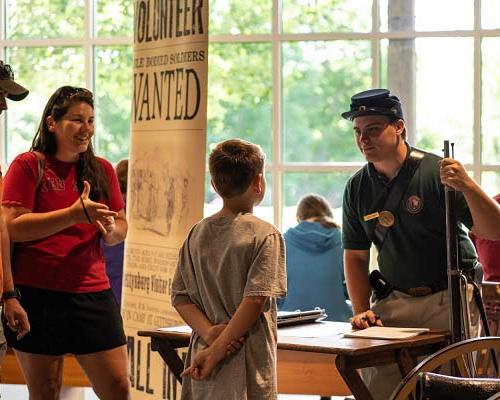 National Park Service Visitor Engagement at Museum and Visitor Center