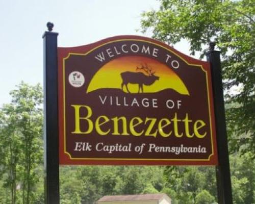 welcome signage benezette