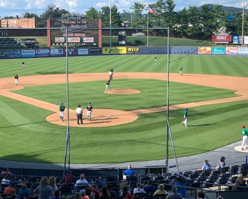 Reading Fightin Phils playing baseball