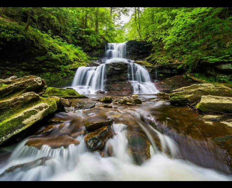 Tuscarora Falls, Ricketts Glen State Park