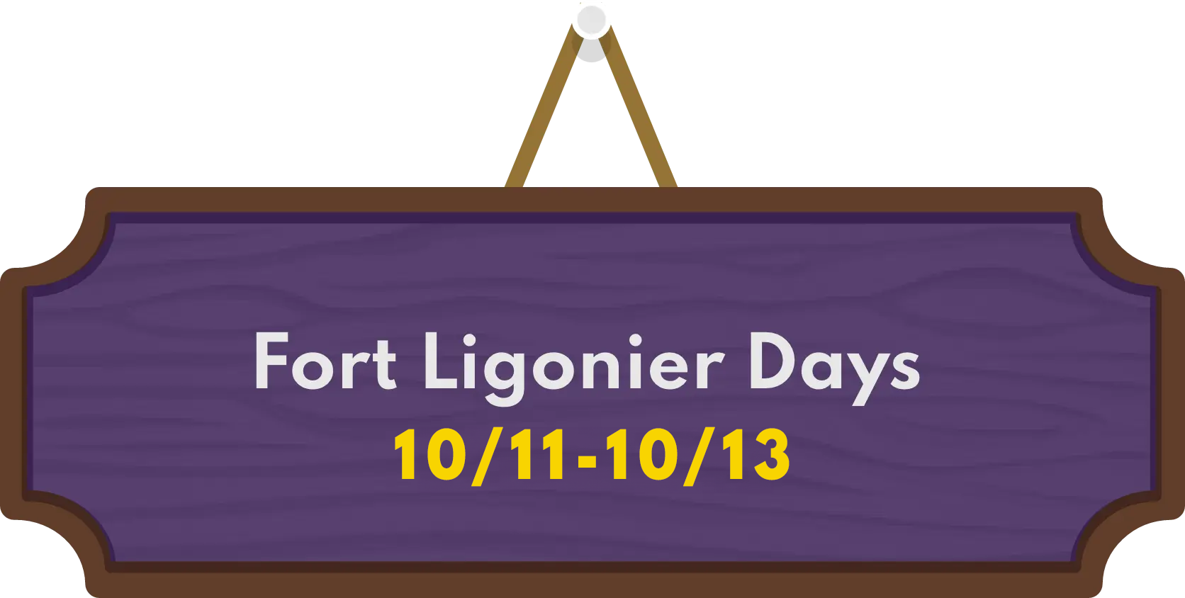 Fort Ligonier Days 10/11-10/13